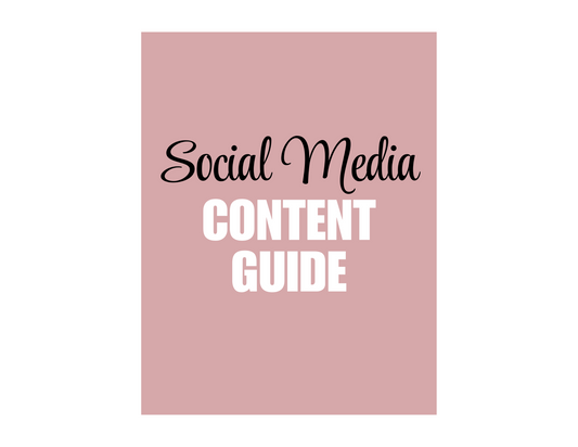 Social Media Content Guide eBook