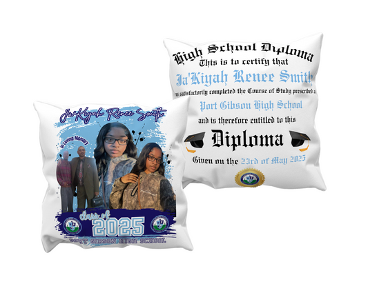 Grad Diploma Pillow